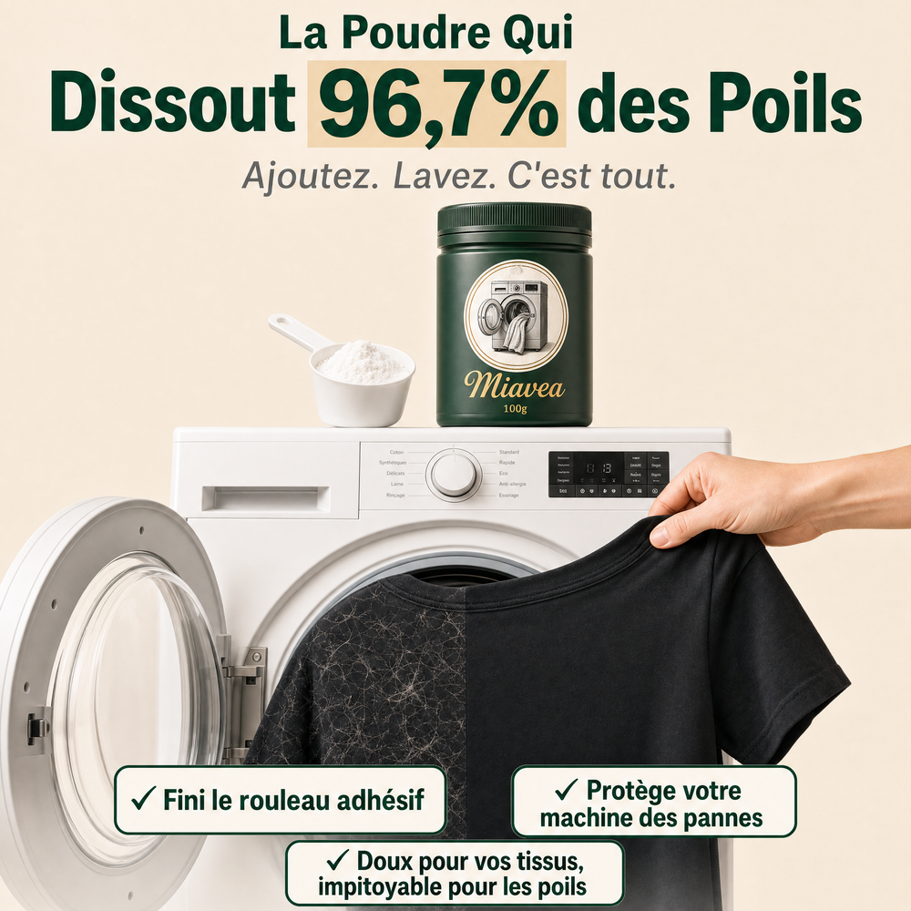 Poudre anti-poils d'animaux Miavea
